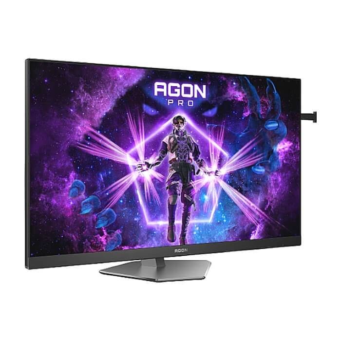 AOC AG276FK, 27" Fast IPS WLED, 1920x1080@520Hz, 0.5ms GtG, 0.3ms MPRT, 400cd m/2, 1000:1, 80M:1 DCR, Adaptive Sync, FlickerFree, Low Blue Light, 5Wx 2, Tilt, Height Adjust, Pivot, Swivel, 2xHDMI, 2xDP, USB hub ID 89508 (тъмнейл - 3)