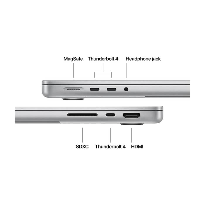 Apple 14-inch MacBook Pro: Apple M5 chip with 10-core CPU and 10-core GPU, 24GB, 1TB SSD - Silver (тъмнейл - 5)