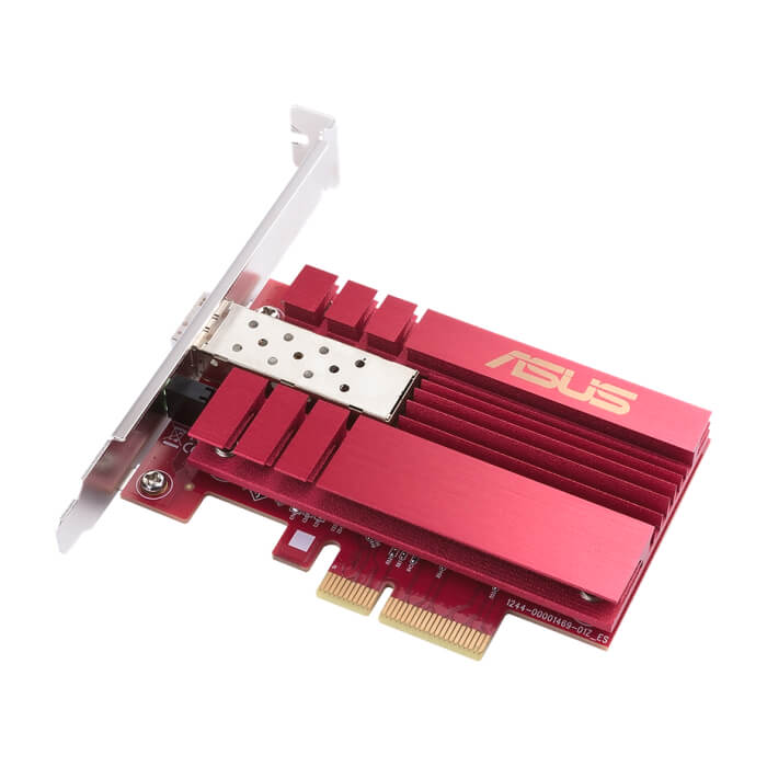 Asus PCIe Adapter, XG-C100F, 10GBase-T PCIe SPF+ port for Optical Fiber Transmission and DAC cable, Built-in QoS technology (тъмнейл - 3)