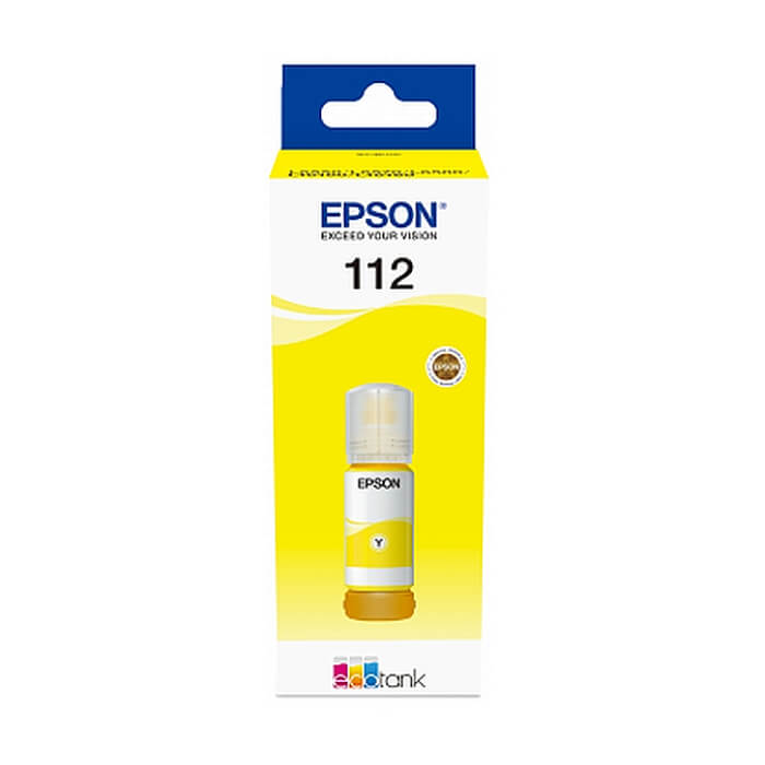 Epson 112 EcoTank Pigment Yellow ink bottle ID 69640 на супер цена