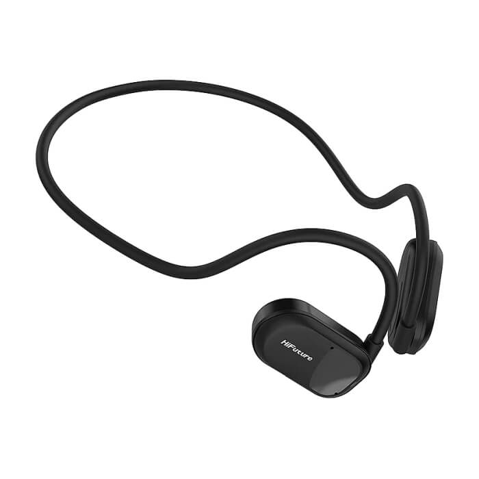 HiFuture FutureMate Black, Open Ear Comfort, Bluetooth 5.3, Dual Mics ENC Calling System, Playtime up to 8 Hours, IPX5 Waterproof, Extra Bass Boost ID 94740 (тъмнейл - 2)