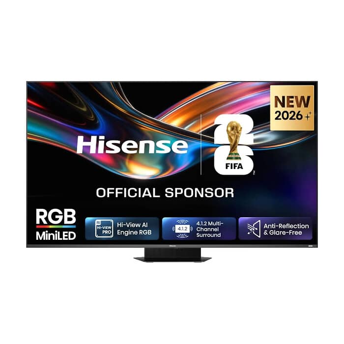 Hisense 85" UR9S, 4K Ultra HD 3840x2160, RGB Mini Led , DLED, Quantum Dot, 180Hz, IPS, HDR 10+, HLG, Dolby Vision IQ, Dolby Atmos, Smart TV,Light Sensor,WiFi 6eGHz, WiFi Direc ID 99368 на супер цена