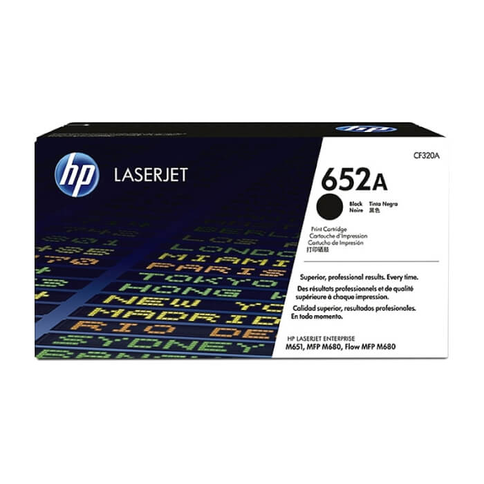 HP 652A Black Original LaserJet Toner Cartridge ID 68734