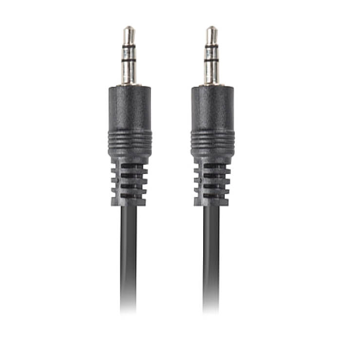 Кабел - Lanberg mini jack 3.5mm M/M 3 pin cable 3m, black ID 72595