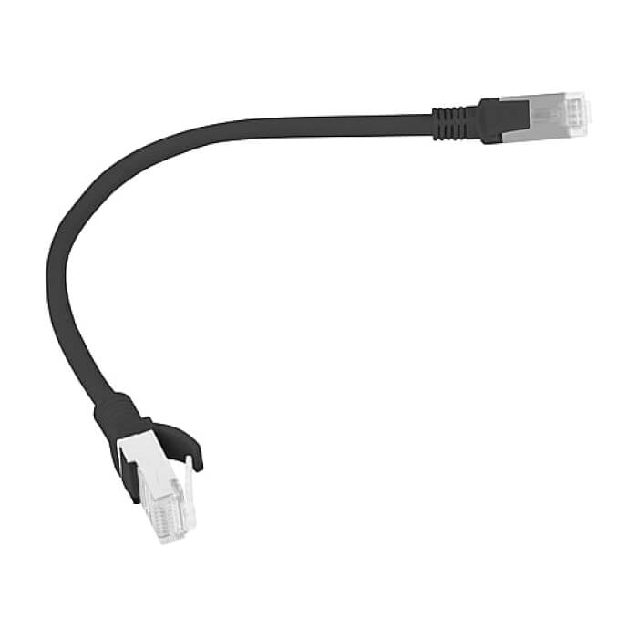 Кабел - Lanberg patch cord CAT.6 0.25m, black ID 72221 (тъмнейл - 2)