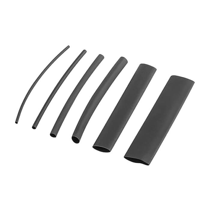 Lanberg 100pcs heat-shrinkable tubing kit, black box на супер цена