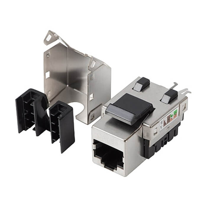 Lanberg keystone module RJ-45 90° FTP CAT.5e ID 72042 (тъмнейл - 2)