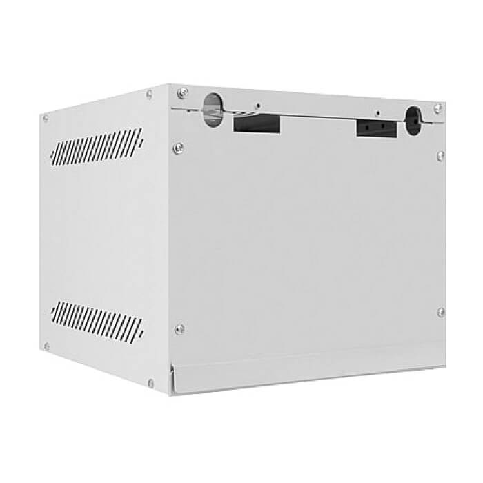 Lanberg rack cabinet 10" wall-mount 4U / 280x310 for self-assembly (flat pack) with metal door, grey ID 71864 (тъмнейл - 4)