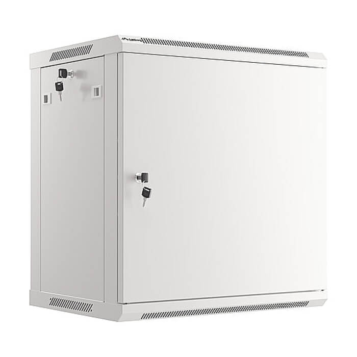 Lanberg rack cabinet 19" wall-mount 12U/600x450 for self-assembly with metal door grey (flat pack) ID 87619 (тъмнейл - 4)