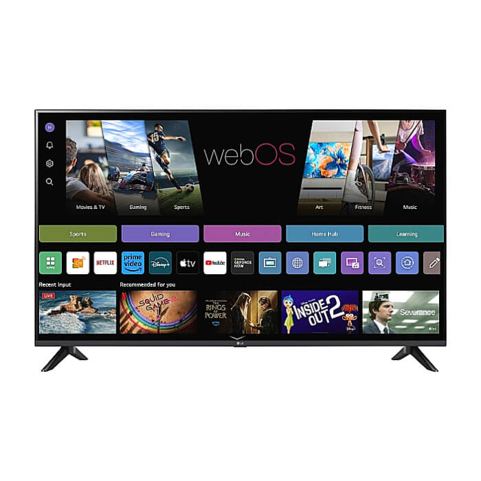 LG 43UA73003LA, 43" 4K UltraHD TV 4K (3840x2160), DVB-T2/C/S2, webOS 25 Smart, ThinQ AI, Alpha 7 AI Processor, WiFi, HDR10 pro, HLG, ALLM/HGiG, 4K Upscaling, AI Sound pro, Mul ID 89056 (тъмнейл - 2)