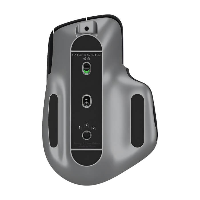 Logitech MX Master 3S For Mac Performance Wireless Mouse - SPACE GREY - EMEA (тъмнейл - 2)