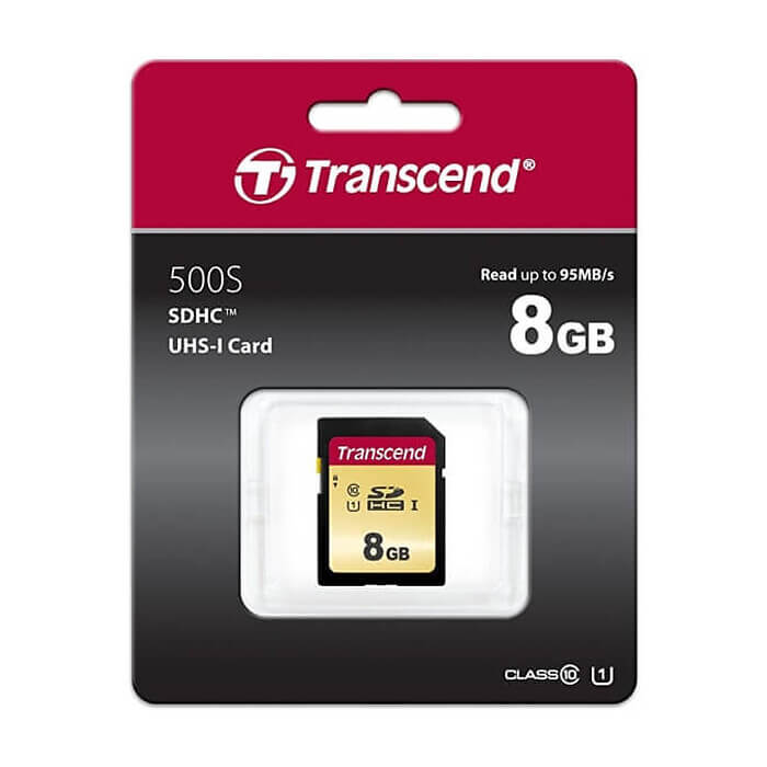 Transcend 8GB SD Card UHS-I U1, MLC ID 74029 (тъмнейл - 2)