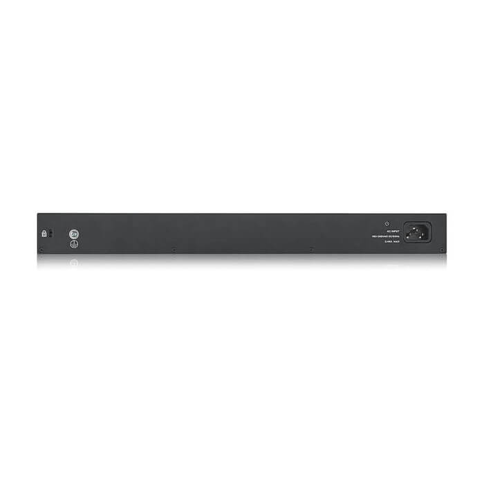 ZyXEL GS1920-24v2, 28 Port Smart Managed Switch 24x Gigabit Copper and 4x Gigabit dual pers., hybird mode, standalone or NebulaFlex Cloud (тъмнейл - 4)