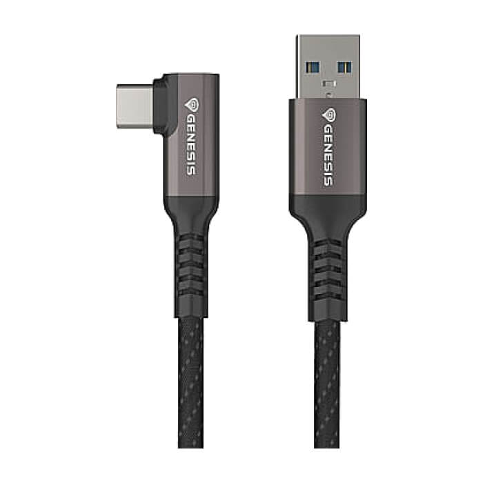 Genesis Cable USB-C(M)->USB-A(M) 3.1 GEN 1, 5GB/S PD15W VR, 5m, Black ID 82233 на супер цена от GT Computers Genesis Cable USB-C(M)->USB-A(M) 3.1 GEN 1, 5GB/S PD15W VR, 5m, Black ID 82233 на супер цена