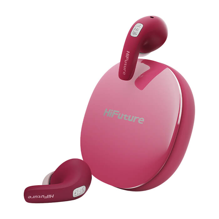 HiFuture ChromeBuds Red, Metallic Charge Case, 4 MICS ENC, Wireless 5.4, Up to 6 Hours Battery Life by one charge, IPX5, Ultra Bass, Up to 30 Hours Battery Life Combined ID 94729 на супер цена от GT Computers HiFuture ChromeBuds Red, Metallic Charge Case, 4 MICS ENC, Wireless 5.4, Up to 6 Hours Battery Life by one charge, IPX5, Ultra Bass, Up to 30 Hours Battery Life Combined ID 94729 на супер цена