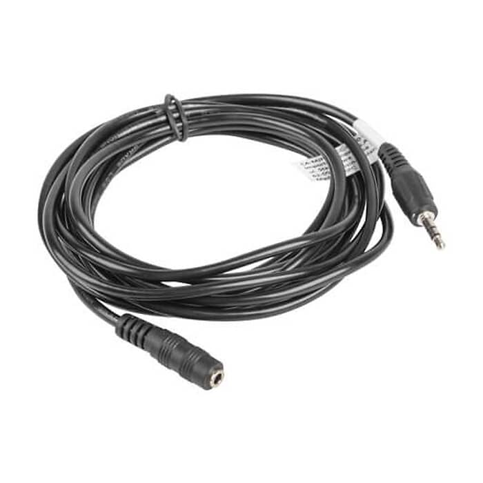 Кабел - Lanberg extension cable mini jack 3.5mm M/F 3 pin 3m, black ID 72599 (тъмнейл - 2)