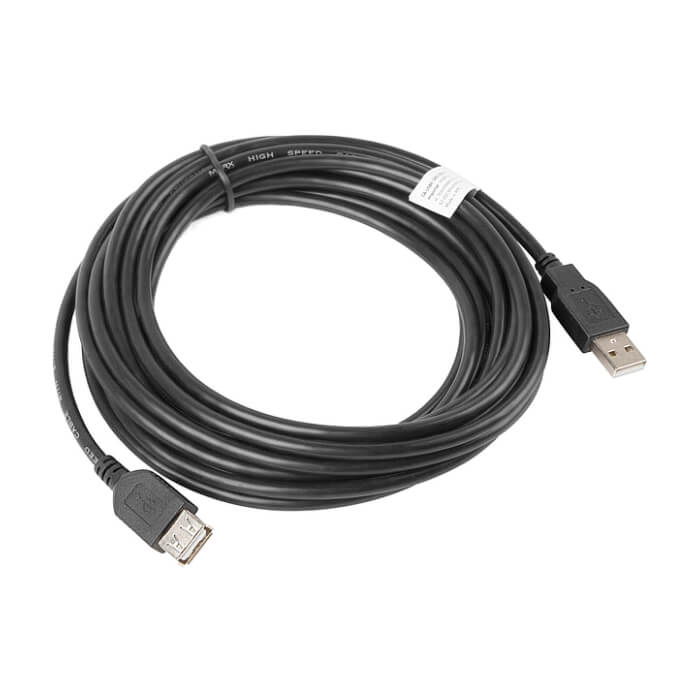 Кабел - Lanberg extension cable USB 2.0 AM-AF, 5m, black ID 72650 на супер цена от GT Computers Кабел - Lanberg extension cable USB 2.0 AM-AF, 5m, black ID 72650 на супер цена