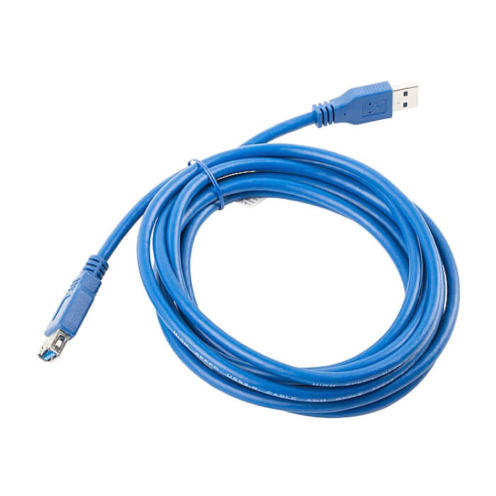 Кабел - Lanberg extension cable USB 3.0 AM-AF, 3m, blue ID 72672 (тъмнейл - 2)