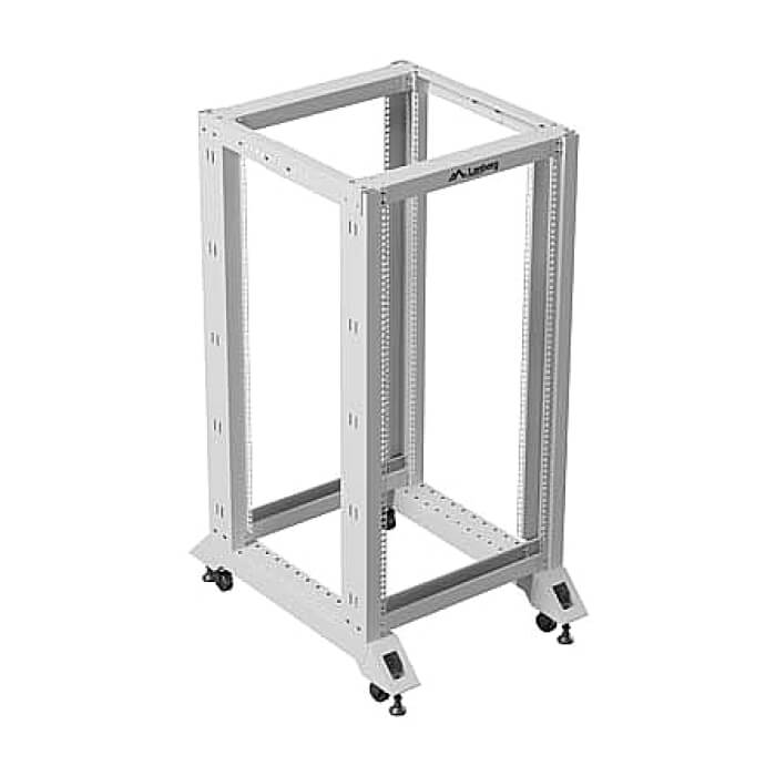 Lanberg open rack 22U 600x800, grey ID 96721 (тъмнейл - 4)