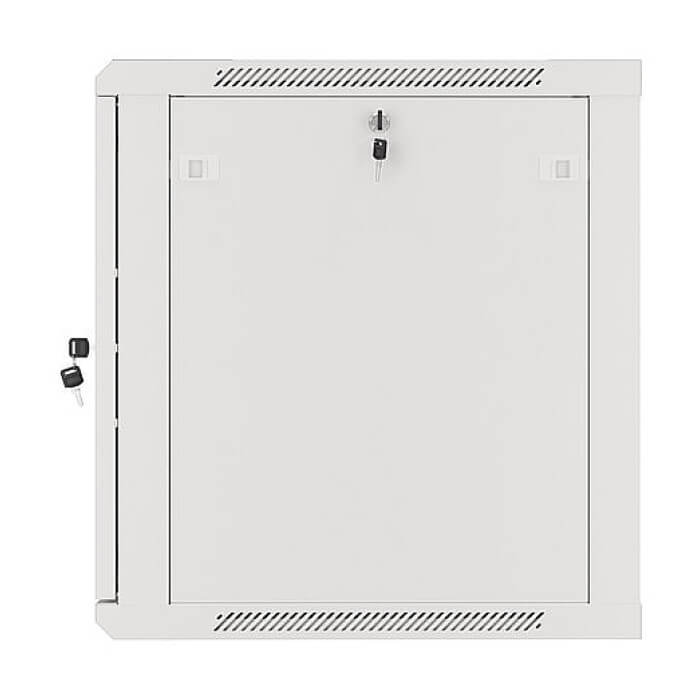 Lanberg rack cabinet 19" wall-mount 12U/600x600 for self-assembly with metal door grey (flat pack) ID 87615 (тъмнейл - 3)