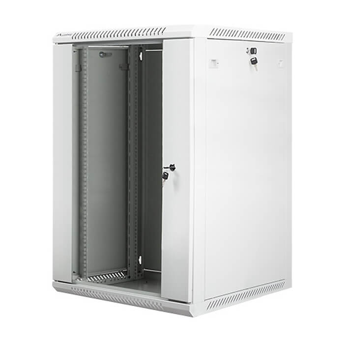 Lanberg rack cabinet 19” wall-mount 18U / 600x600 for self-assembly (flat pack), grey ID 71876 (тъмнейл - 3)
