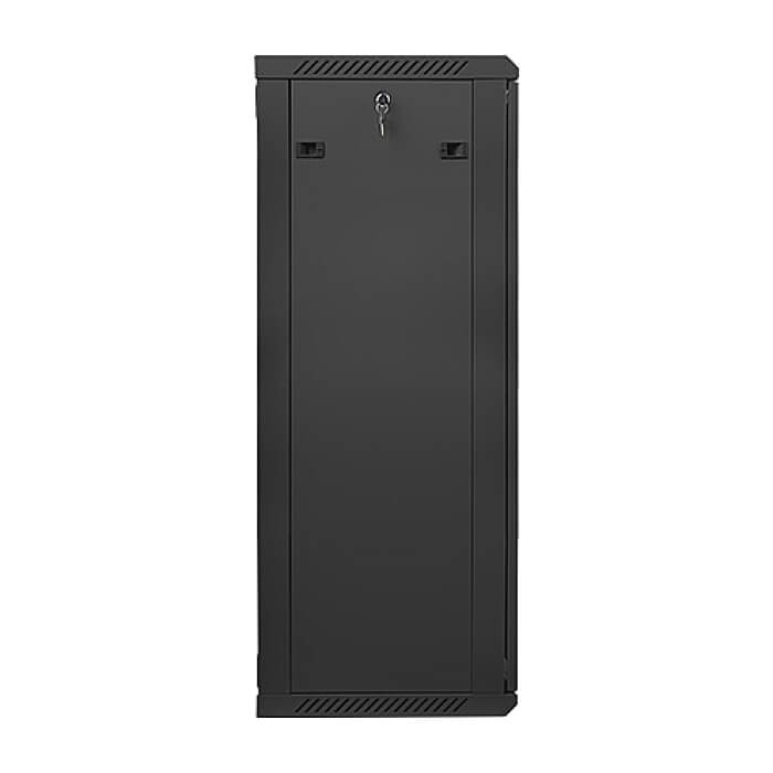 Lanberg rack cabinet 19” wall-mount 27U / 600x450 for self-assembly (flat pack), black ID 71889 (тъмнейл - 4)
