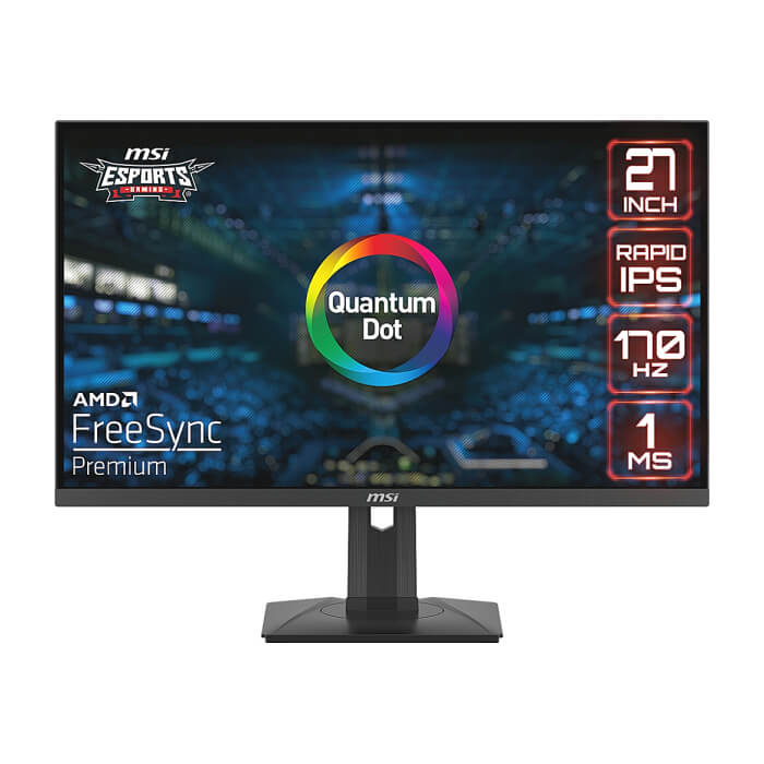 MSI G274QPF E2, 27", Rapid IPS, 1ms, 180Hz, AG, WQHD 2560x1440, Adaptive-Sync, DisplayHDR 400, NIGHT VISION, 1x DP(1.4a), 1x USB Type C (DP Alt, PD 15W), 2x HDMI (2.0b), 400 nits, Heigh Adj. 130mm, Frameless, PIP/PBP, Vesa 75 ID 65013 на супер цена от GT Computers MSI G274QPF E2, 27", Rapid IPS, 1ms, 180Hz, AG, WQHD 2560x1440, Adaptive-Sync, DisplayHDR 400, NIGHT VISION, 1x DP(1.4a), 1x USB Type C (DP Alt, PD 15W), 2x HDMI (2.0b), 400 nits, Heigh Adj. 130mm, Frameless, PIP/PBP, Vesa 75 ID 65013 на супер цена