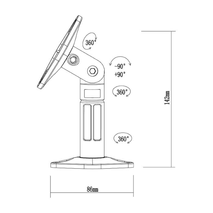 Neomounts by NewStar Speaker Wall- & Ceiling Mount (set of 2 pieces) ID 66702 (тъмнейл - 4)