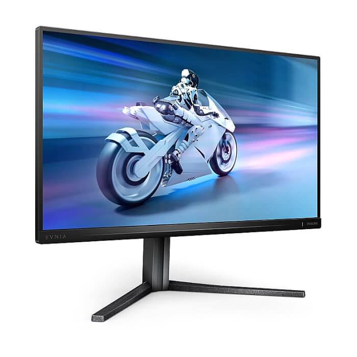Philips Evnia 25M2N5200U, 24.5" Fast IPS WLED, 1920x1080@240Hz (OC 390Hz), 1ms GtG, 0.5ms MPRT, 400cd m/2, 1000:1, Mega Infinity DCR, Adaptive Sync, FlickerFree, LowBlue Mode, Tilt, Height Adjust, Pivot, Swivel, 2xHDMI, DP, USB Hub ID 89157 (тъмнейл - 2)
