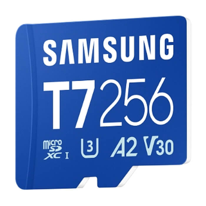 Samsung 256GB micro SD Card T7 UHS-I Transfer Speed up to 170MB/s Class 10 U3 V30 A2 ID 98085 (тъмнейл - 2)