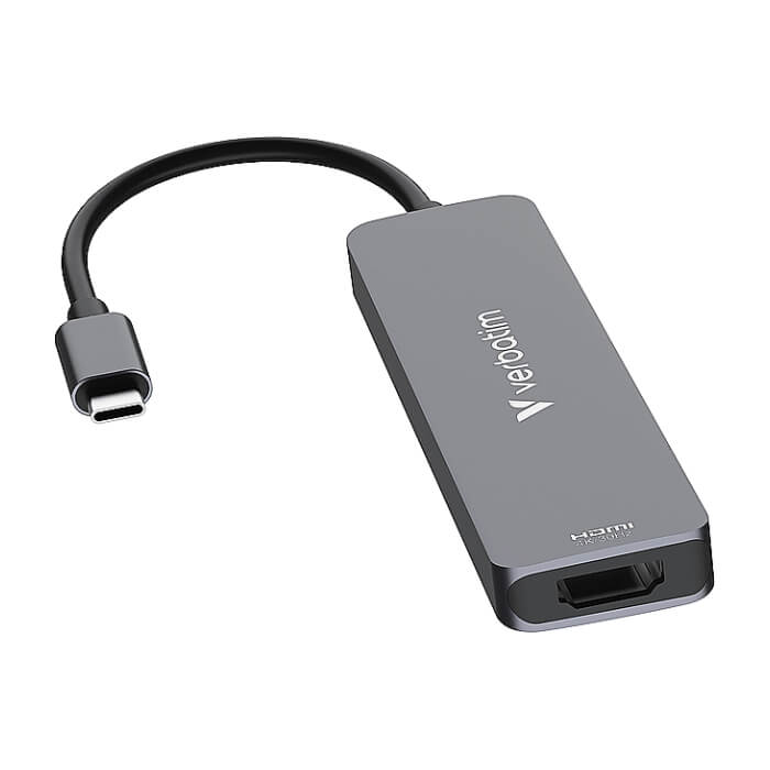 Verbatim USB-C Essentials Multiport Hub 6 Port with card reader (тъмнейл - 2)