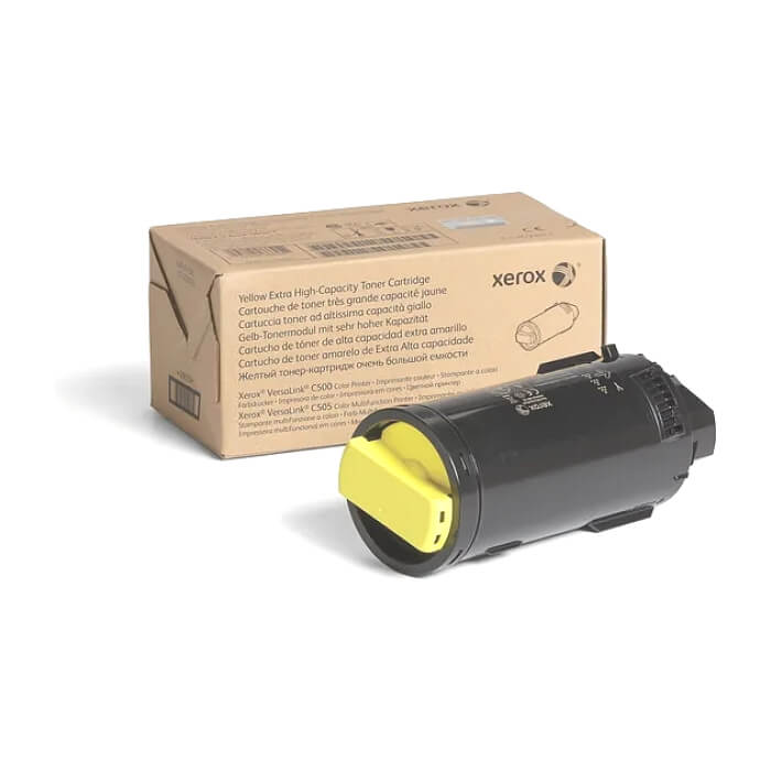 Xerox Yellow Extra High Capacity Toner Cartridge for VersaLink C500/C505 (9000 pages), XHI DMO ID 67904