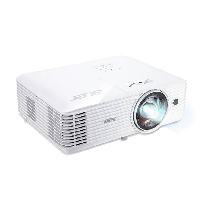 Acer Projector S1286H, DLP, Short Throw, XGA (1024x768), 3500 ANSI Lumens, 20000:1, 3D, HDMI, VGA, RCA, Audio in, Audio out, VGA out, DC Out (5V/1A, USB-A), Speaker 16W, Bluelight Shield, 3.1kg, White ID 65877 (тъмнейл - 2)