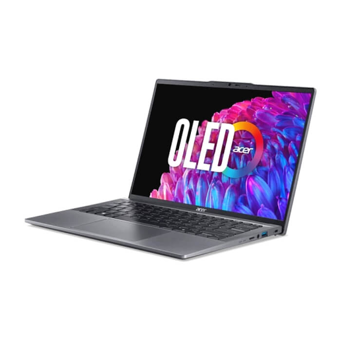Acer SFG14-63-R1DP, AMD Ryzen 7 8845HS (up to 5.1GHz, 16MB), 14'' CineCrystal OLED WQ2.8K 90Hz (2880 x 1800), AMD Radeon Graphics, 16GB LPDDR5 onboard, 512GB SSD NVMe, 50 ID 97658 (тъмнейл - 3)