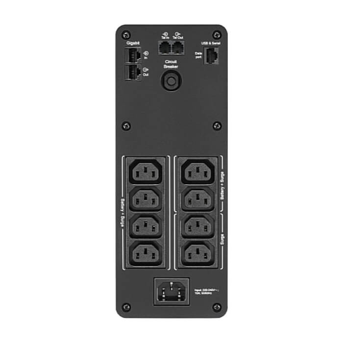 APC Back UPS Pro BR 1600VA, 230V, Sinewave, 8 Outlets, AVR, LCD interface ID 75551 (тъмнейл - 4)