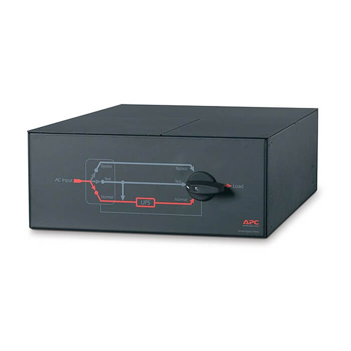 APC Single Phase Service Bypass Panel, 7000-10000VA, 230V, Black, 4U, Rack/Tower Convertible (тъмнейл - 2)