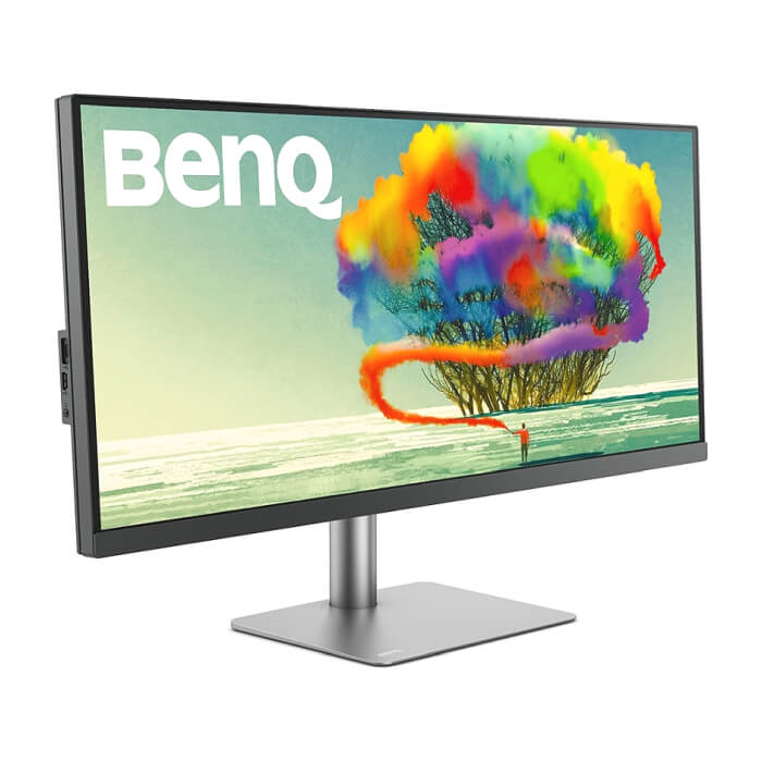 BenQ PD3420Q 34"W IPS LED 5ms 3440x1440 2K QHD, Design Mon, WQHD, AQCOL.,100% sRGB/98% P3,HDR400, B.I.,LBL,KVM, ICCsync, CAD/CAM, DualView, Contr.1000:1, 350 cd/m2, 2xHDMI,DP, ID 65263 (тъмнейл - 4)