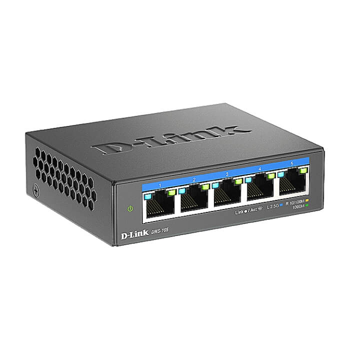 D-Link 5-Port Multi-Gigabit Unmanaged Switch (тъмнейл - 2)