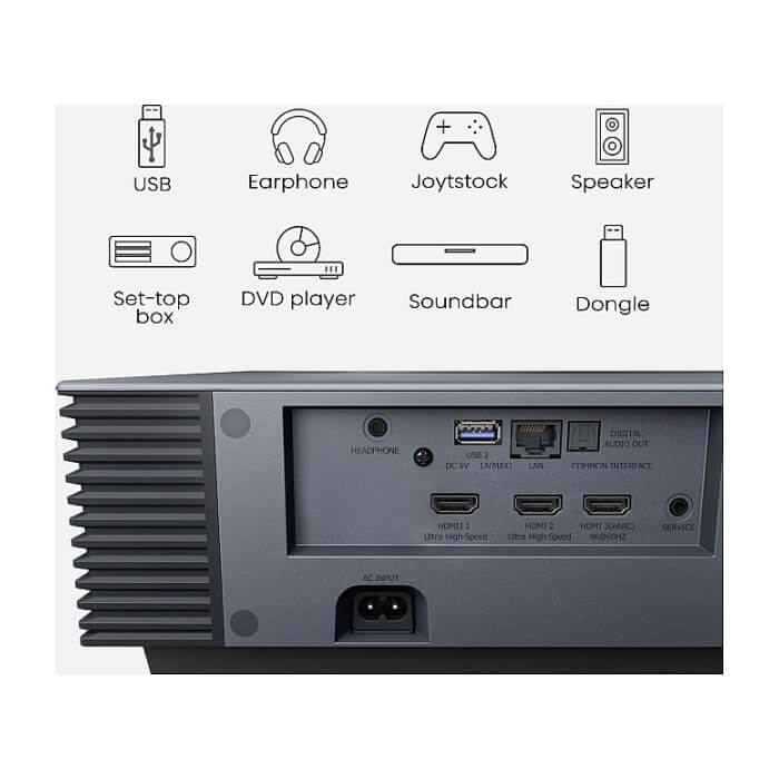 Hisense projector PX3-PRO Home Cinema, 3000;1,3x HDMI,1x LAN, Black ID 93354 (тъмнейл - 4)