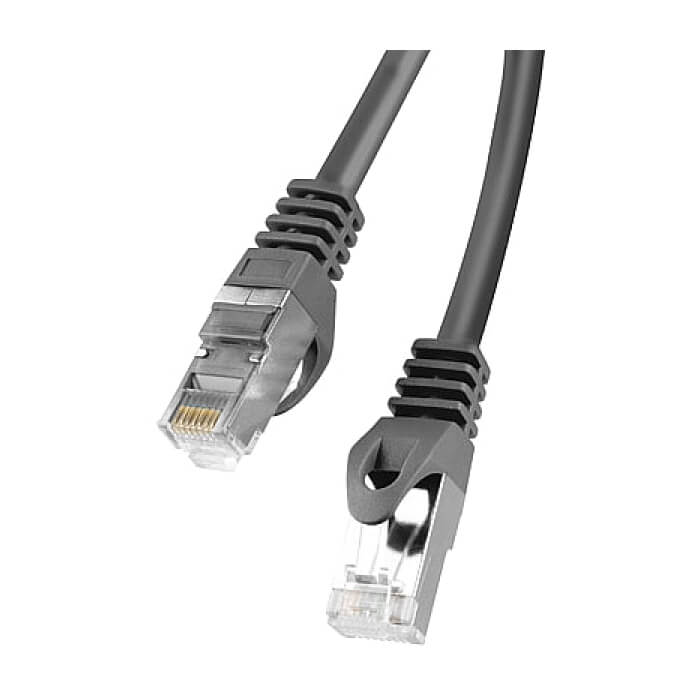 Кабел - Lanberg patch cord CAT.6 FTP 15m, black ID 72382