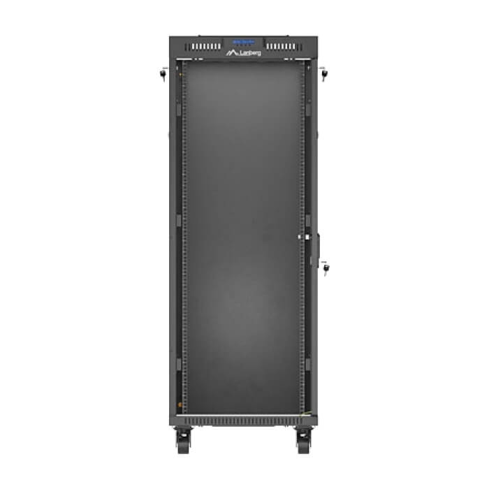 Lanberg rack cabinet 19" free-standing 32U/600X1000 (FLAT PACK) with glass door LCD black ID 87222 на супер цена