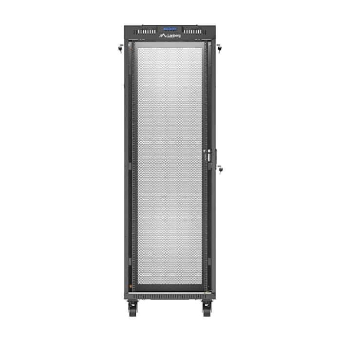 Lanberg rack cabinet 19" free-standing 37U/600X600 (FLAT PACK) with mesh door LCD black ID 87632 на супер цена