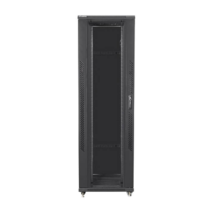 Lanberg rack cabinet 19" free-standing 42U/800x1200 (flat pack) black ID 87176 (тъмнейл - 2)