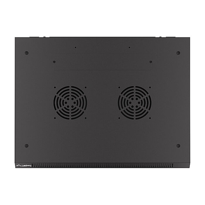 Lanberg rack cabinet 19" wall-mount 12U/600x450 with perforated door black (flat pack) ID 87618 (тъмнейл - 3)