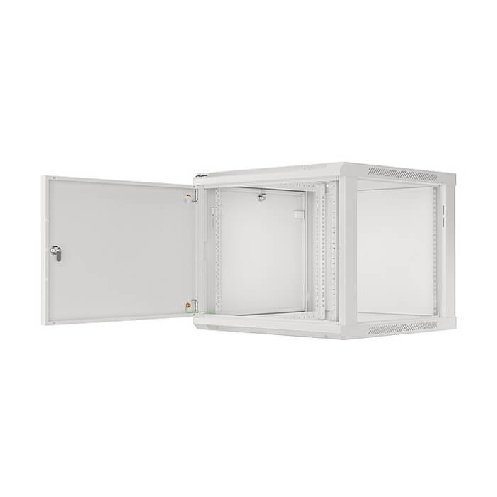 Lanberg rack cabinet 19" wall-mount 9U/600x600 for self-assembly with metal door grey (flat pack) ID 87591 (тъмнейл - 5)