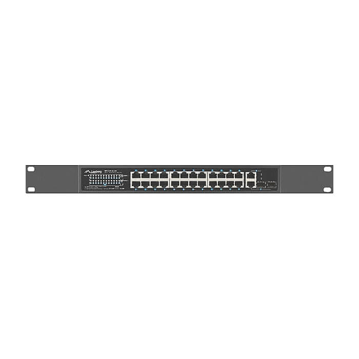 Lanberg Switch 24 x 100MB POE+/2 x Combo Rack 19" Gigabit Ethernet, 250W на супер цена