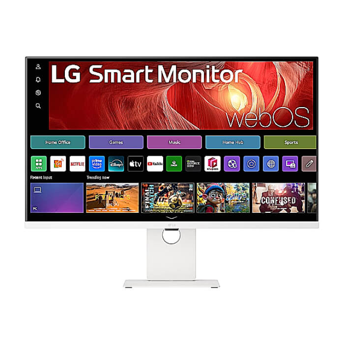 LG 37U730SA-W, 37" Smart webOS 4K, IPS AG, DCI-P3 90%, 5ms, 300 cd/m2, 1000:1, 3840x2160, HDR 10, USB Type-C, PD 65W, AirPlay 2, HDMI, LG Switch, Reader Mode, Tilt/Swivel ID 91402 (тъмнейл - 2)
