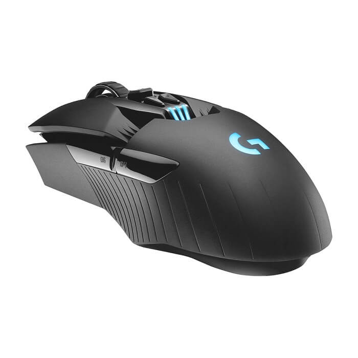 Logitech G903 Wireless Mouse, Lightsync RGB, Lightspeed Wireless, HERO 25K DPI Sensor, 400 IPS, Programmable Buttons, 10g Optional Weight, 110g, Black (тъмнейл - 2)
