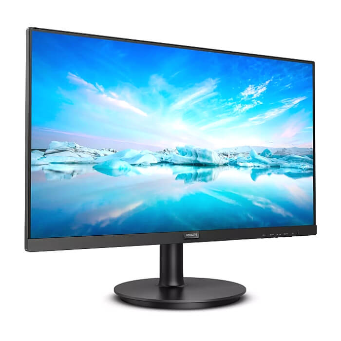 Philips 222V8LA 21.5", VA, WLED, 1920x1080@75Hz, 4GTG, 250cd/m2, 3000:1, Mega Infinity DCR, Adaptive Sync, FlickerFree, Low Blue Mode, 2Wx2, Tilt, D-SUB, HDMI, DP ID 64984 (тъмнейл - 2)