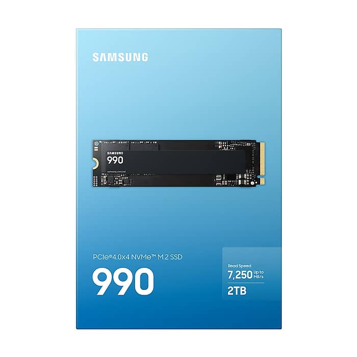 Samsung SSD 990 2TB PCIe 4.0 NVMe M.2 V-NAND Read 7250 MB/s Write 6450 MB/s (тъмнейл - 5)